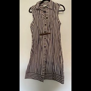 Sleeveless Button Down Dress